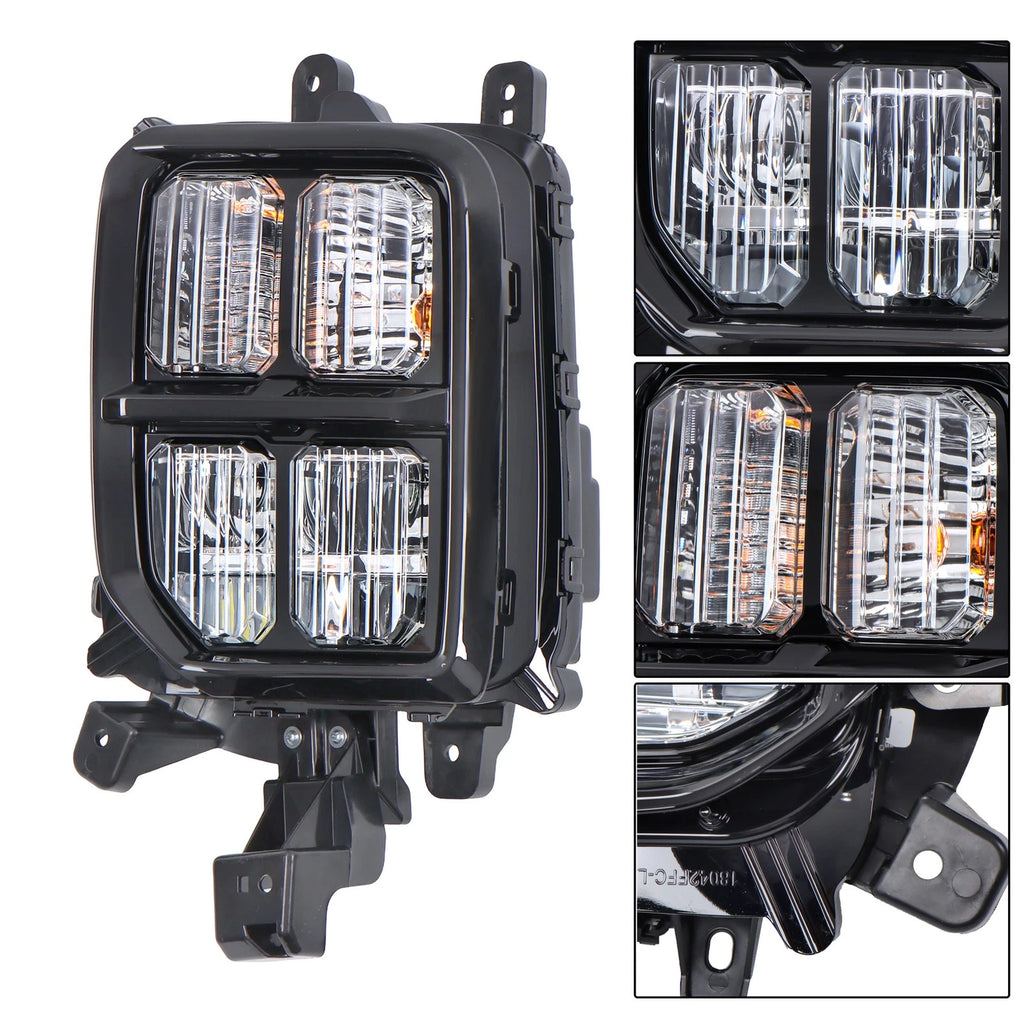 Front Fog Light Left LED with Bezel for Mitsubishi Outlander Sport (2020–2024)
