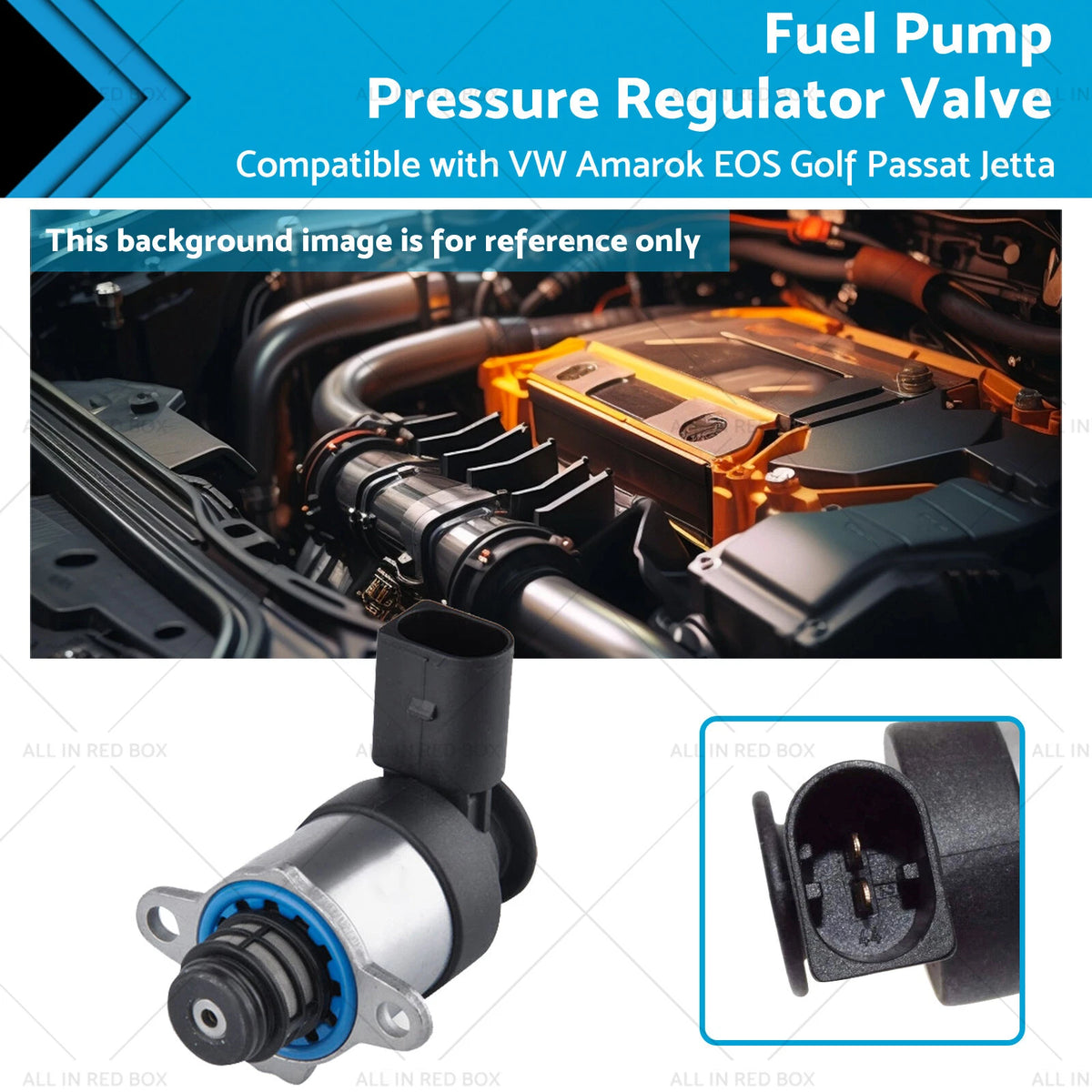 Fuel Pump Pressure Regulator for VW Amarok Eos Golf Jetta Passat (2010–2016)