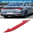 Rear Left Bumper Reflector for Hyundai Elantra Sedan (2021-2023) Red