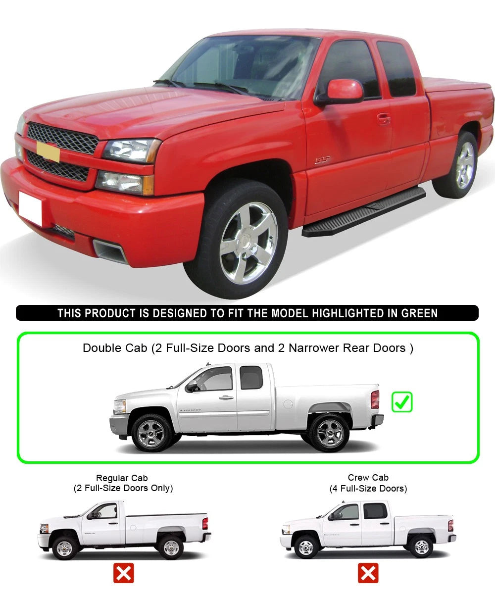 Running Boards for Silverado Sierra Extended Cab (1999-2007)