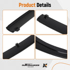 Gloss Black Front Bumper Splitter for BMW F30 320i 328i (2012-2015)