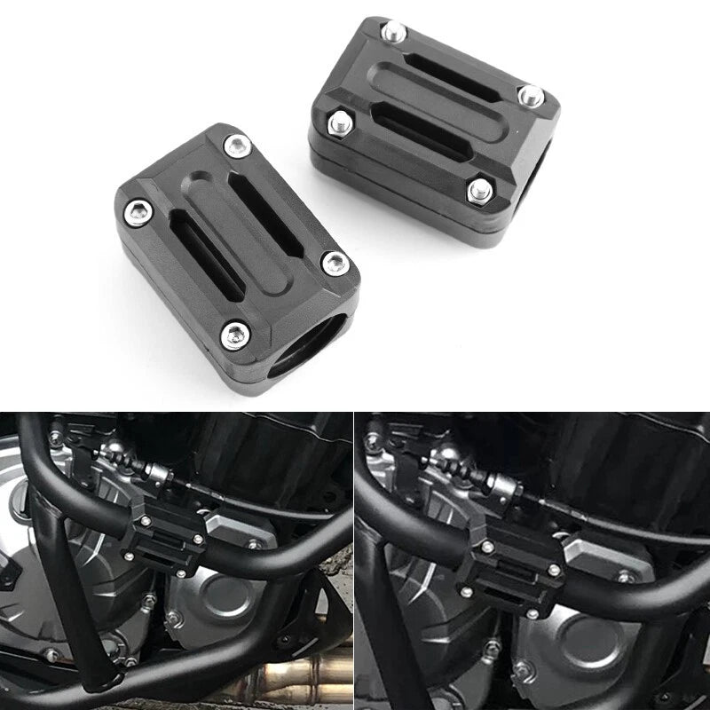 22mm Motorcycle Engine Frame Bar Protection Guard Crash Slider Pads for