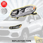 Driver Halogen Headlight for Chevy Trax (2017–2022) Reflector Type w/ Bulb