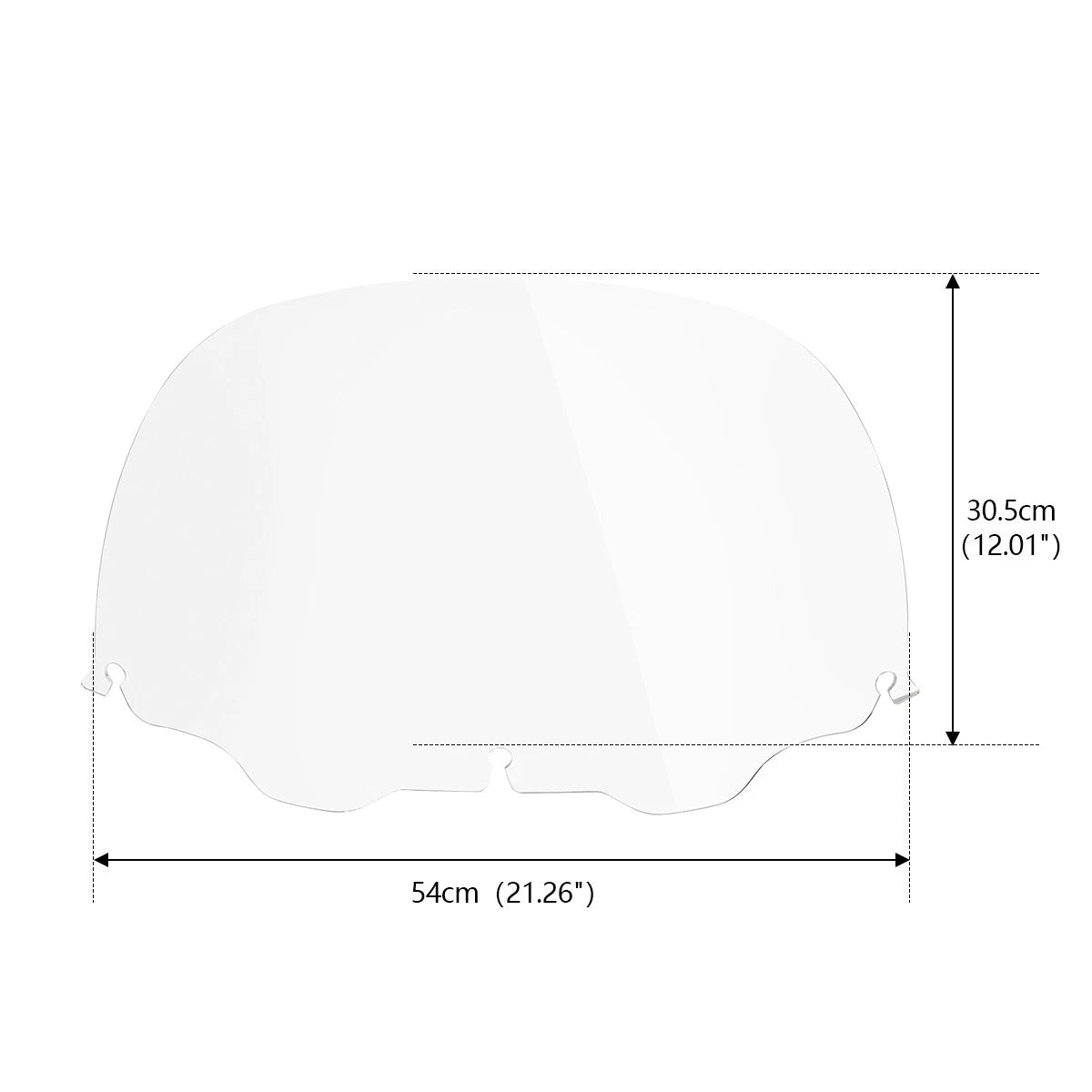 Clear Windshield for Harley Electra Trike Glide (1993–2013)