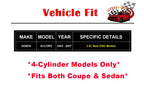 Drilled Disc Rotors & Ceramic Brake Pads for Honda Accord (2003-2007)