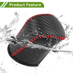 Car Gear Shift Knob Cover for Lexus RX300 2015-2022 Black Carbon Fiber Red