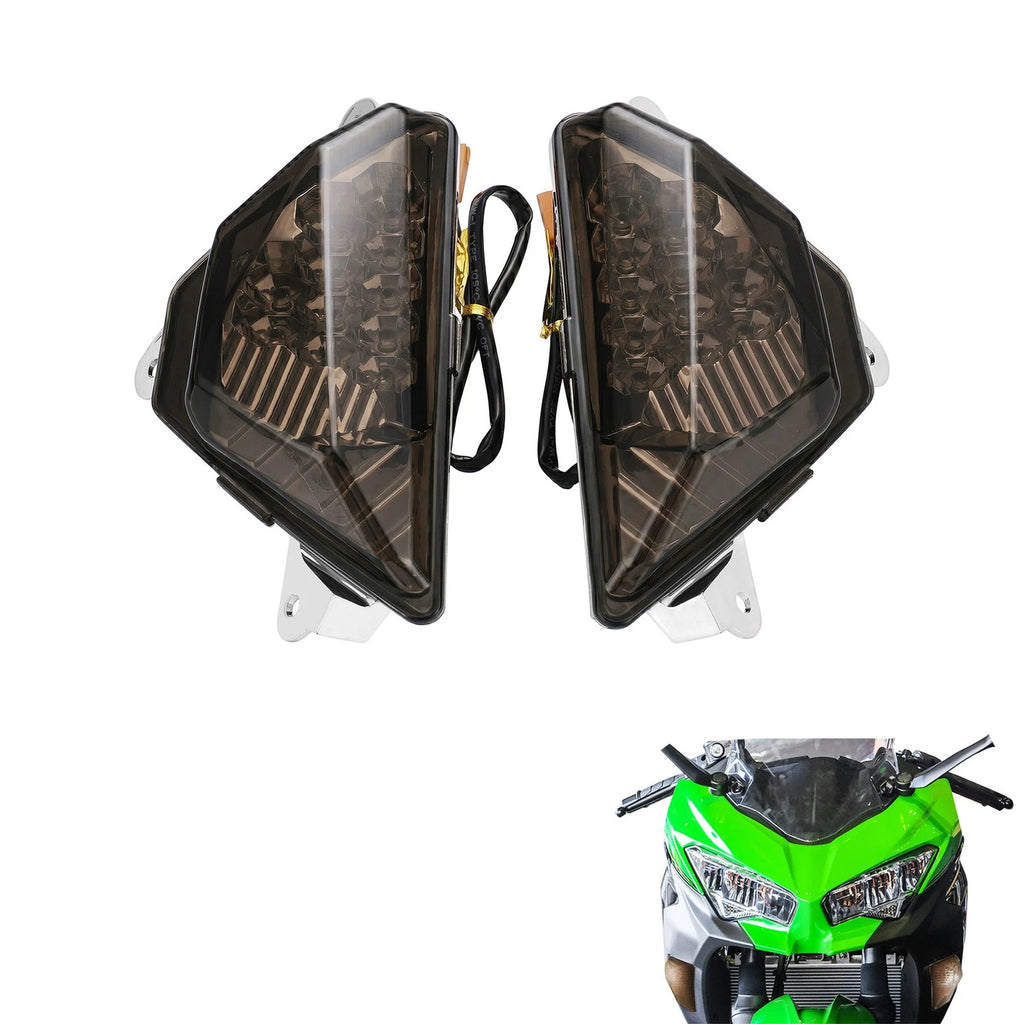 Front Turn Signal Lights for Kawasaki Z1000SX (2017–2019) ZX-6R (2013–2023)