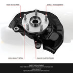 Left Driver Side Loaded Wheel Bearing Knuckle for Lexus ES350, Camry (2007–2012)