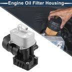 Engine Oil Cooler Filter Housing with Seals for Audi A3 Q5 (2013–2020) No. 03L115389E