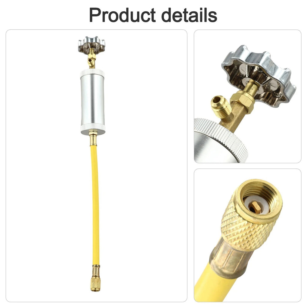 AC Oil and Dye Injector for Vehicle (Aluminum, Copper)