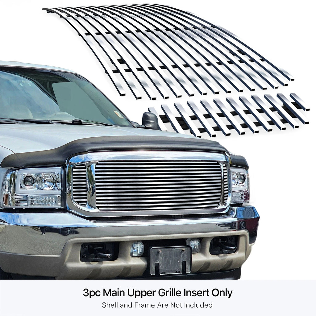 Stainless Chrome Billet Grille Insert for Ford Excursion (2000-2004)