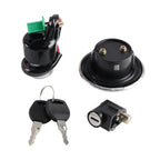 Ignition Switch Lock & Gas Cap Key Set for Suzuki GN125 (1982–2001)