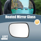 Heated Mirror Glass with Backing Plate for Lexus RX330 RX350 RX400h (2004–2008)