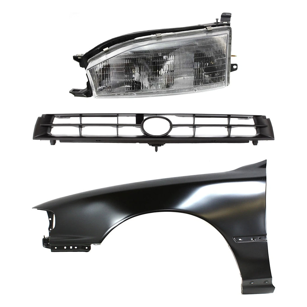 Fender and Headlight Kit for Toyota Camry (1992–1994) with Molding Hole