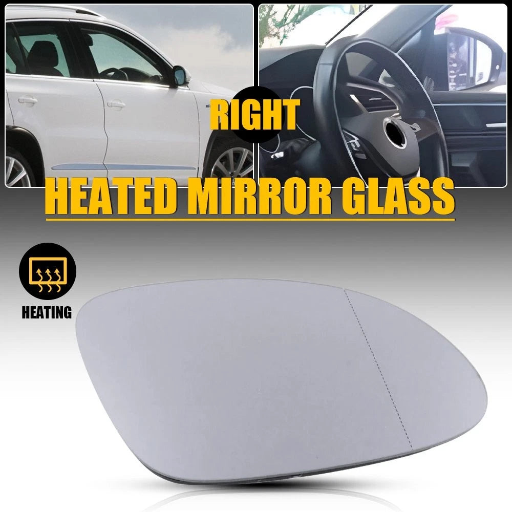 Heated Mirror Glass Right Side for Volkswagen Tiguan (2009–2017)
