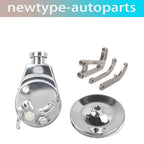 Saginaw Power Steering Pump + Pulley Bracket Kit for Small Block Chevy