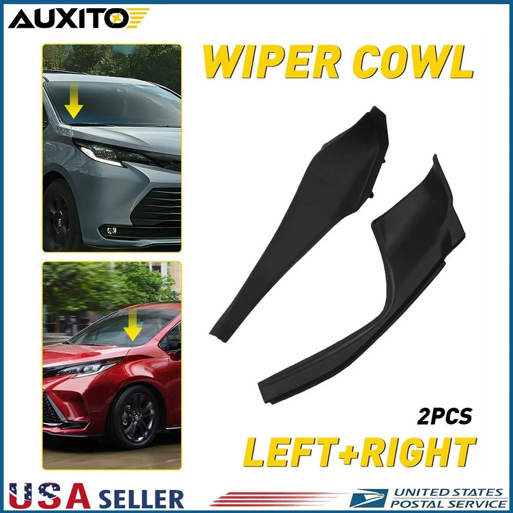 Front Windshield Wiper Cowl Cover for Toyota Sienna (2021–2025) OE 53867-08030