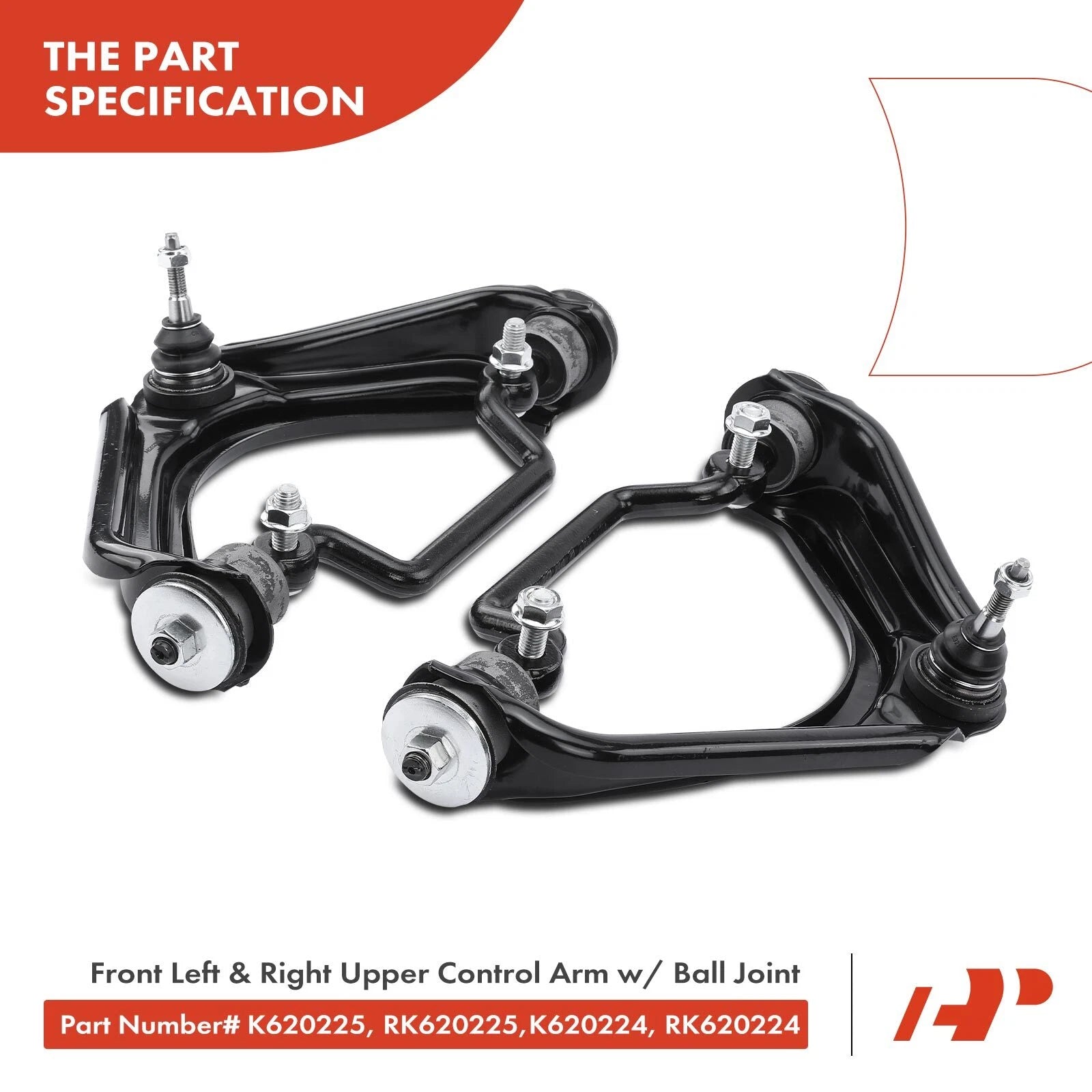Set of 8 Front Control Arms with Ball Joints for Ford Explorer