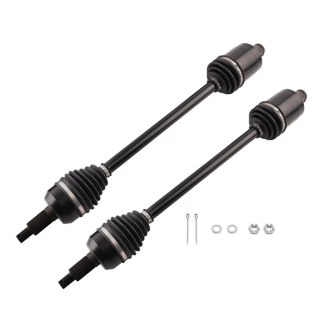 2X Rear CV Axle Drive Shafts for Polaris RZR 900 / Trail 900 / General 1000