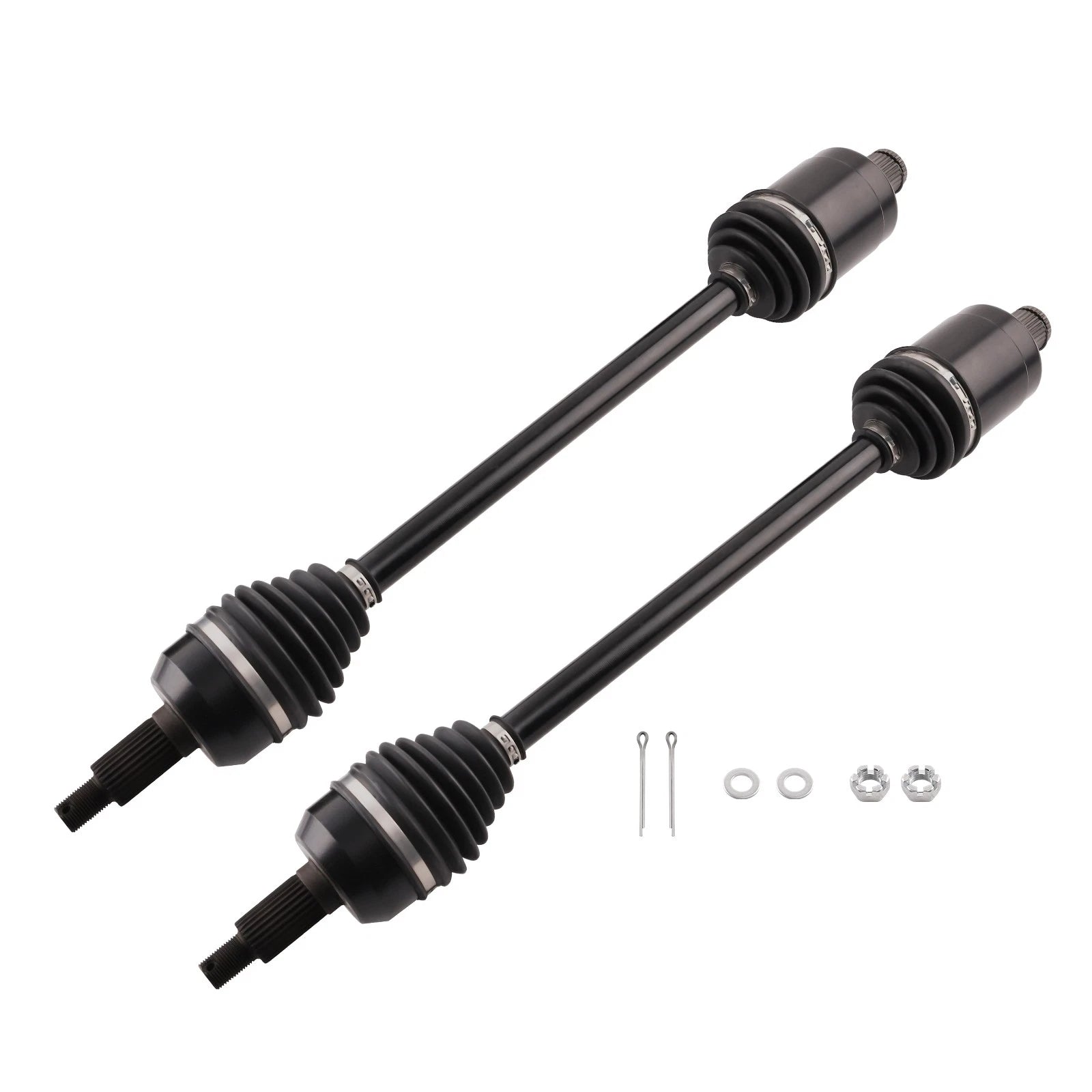 2X Rear CV Axle Drive Shafts for Polaris RZR 900 / Trail 900 / General 1000