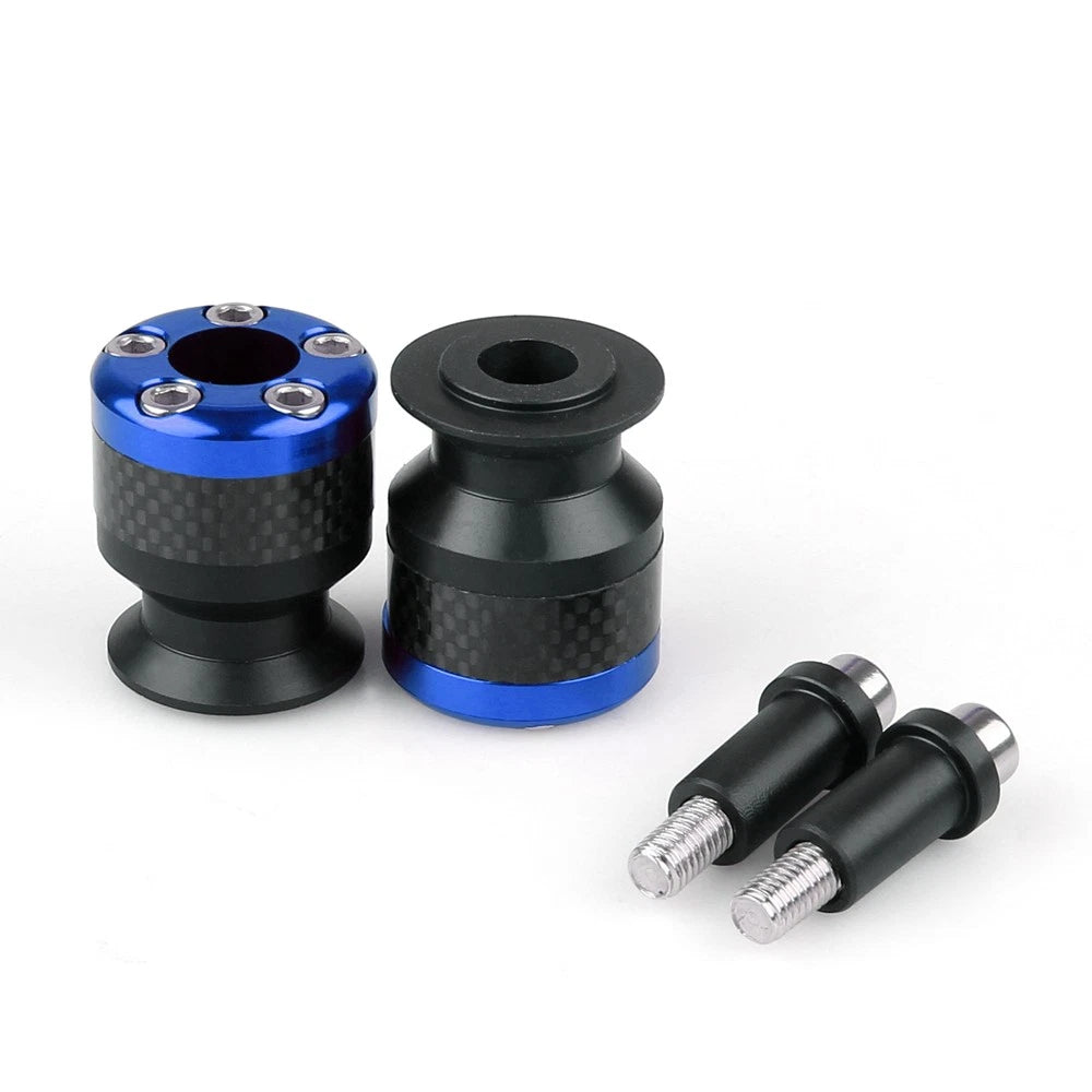 CNC Carbon Fiber 8mm Swingarm Sliders Spools for Universal Motorcycle