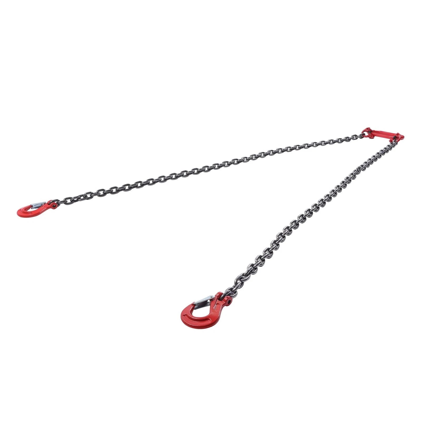 2X 5/16" × 5' Chain Sling for Lifting with Grab Hooks (6600 lbs)