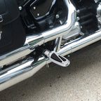 Chrome Male Mount Footrest Pegs for Harley Touring Sportster XL883 1200