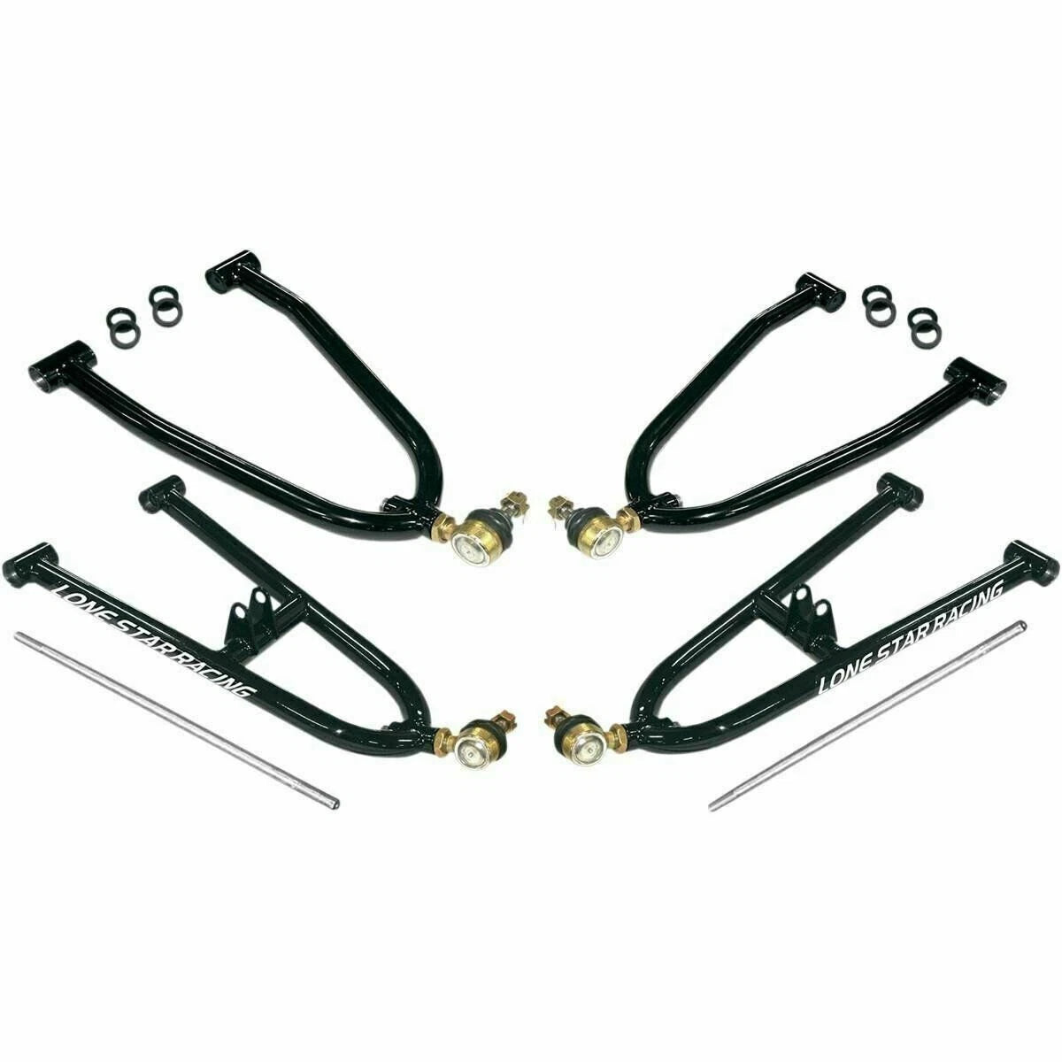 2X A-Arms & Elka Legacy Shocks Suspension Kit for Kawasaki KFX450R (2008–2013)