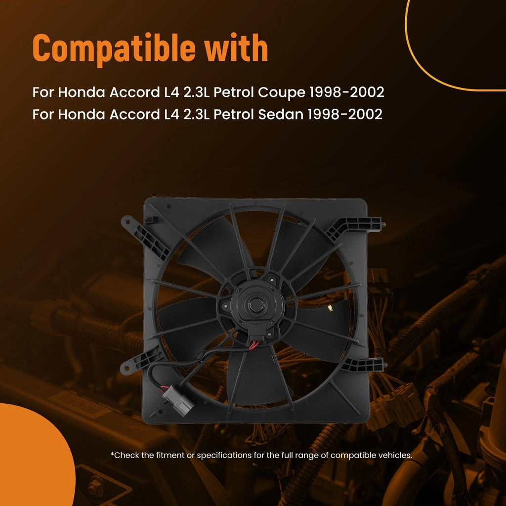 Cooling Fan Motor for Honda Accord L4 2.3L (1998–2002) 240W