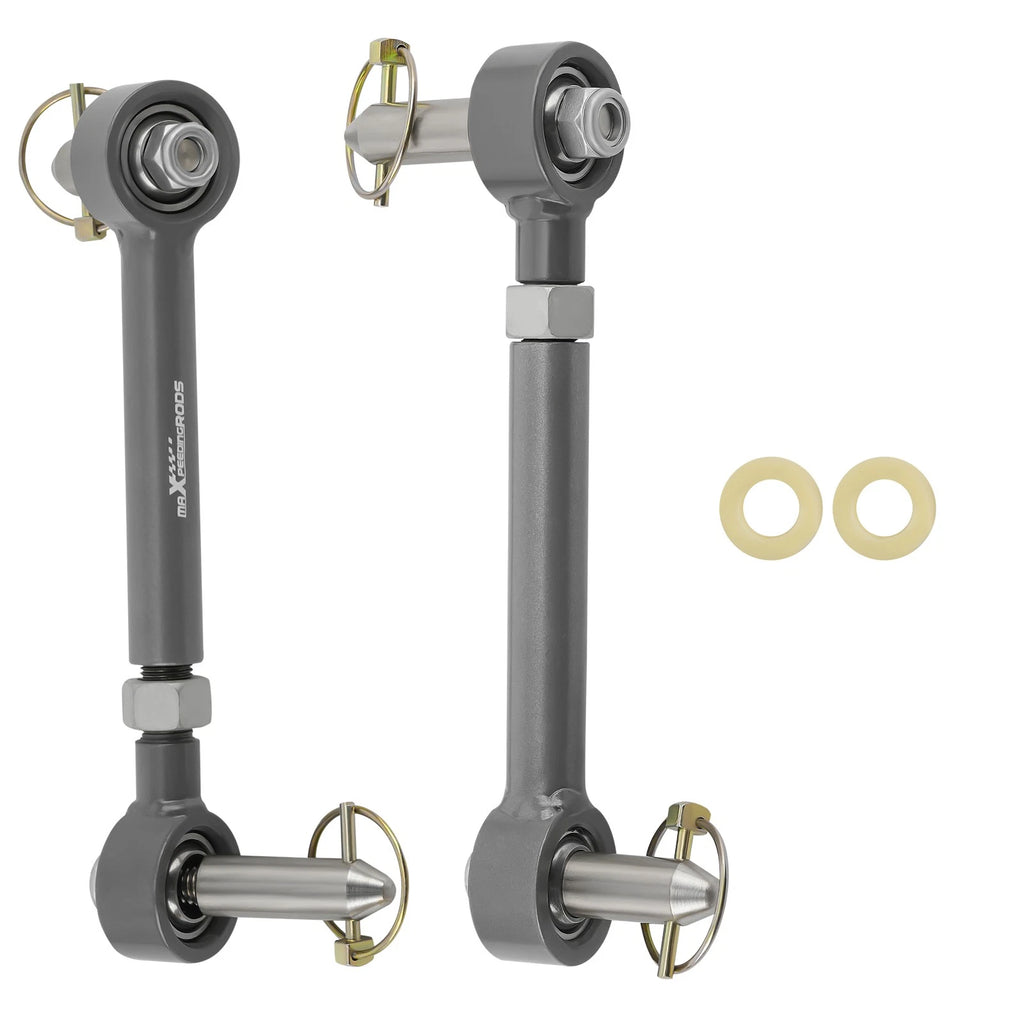 2.5-6.0" Adjustable Front Sway Bar Links for Jeep Wrangler JK (2007–2018)