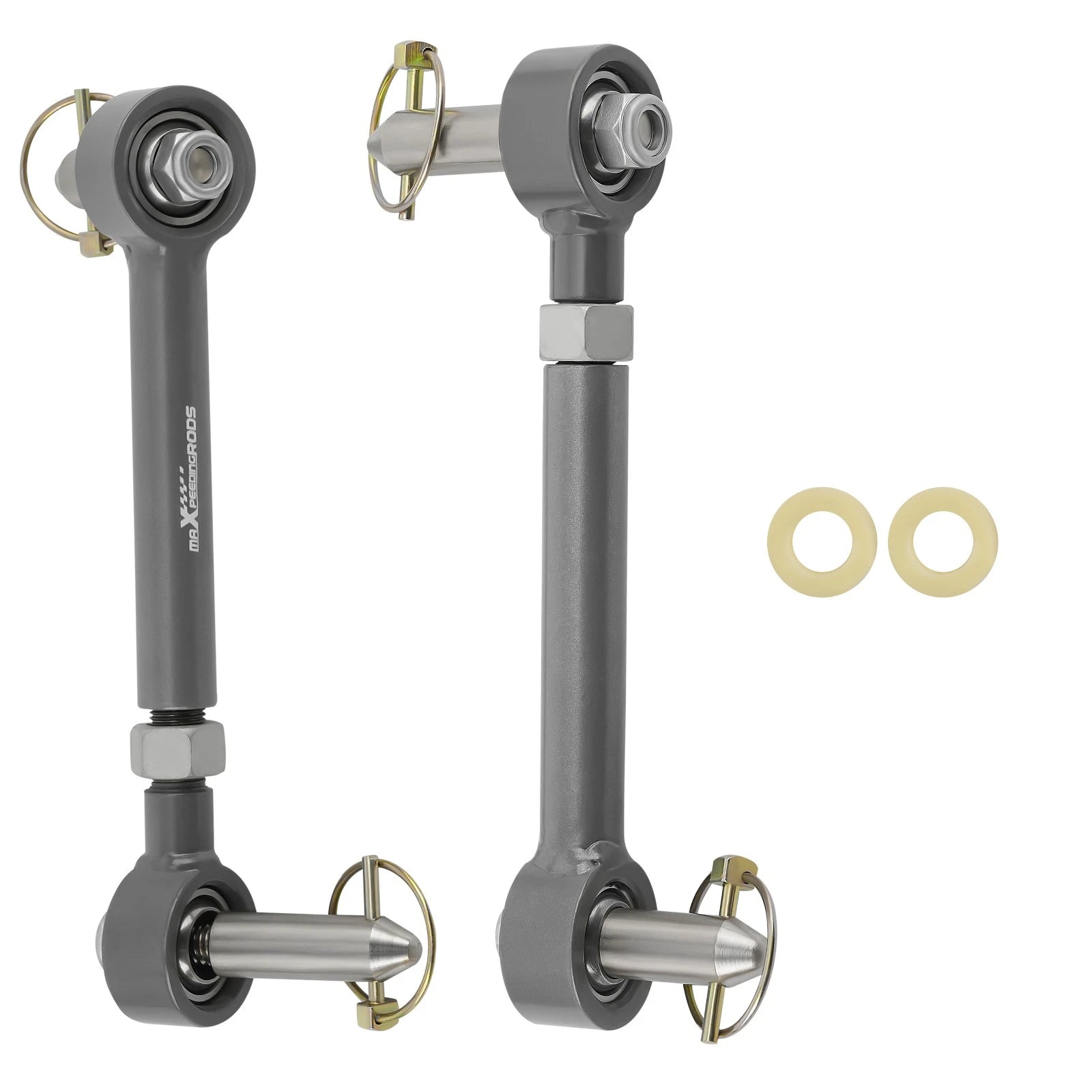 2.5-6.0" Adjustable Front Sway Bar Links for Jeep Wrangler JK (2007–2018)
