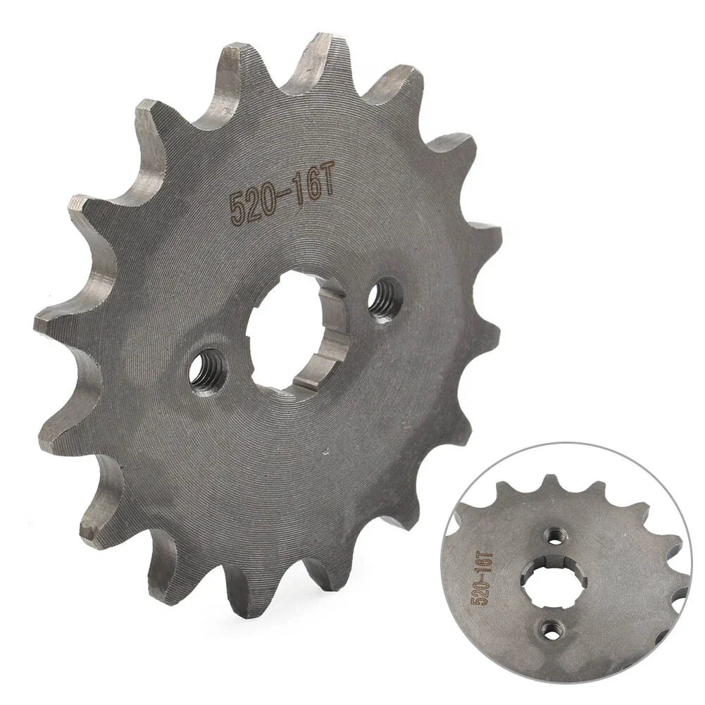 16T Front Sprocket Cog for 125cc-250cc Dirt Pit Bike ATV Go Kart