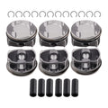 6x Pistons & Rings Set for VW Audi Porsche S4 S5 A6 A7 Q7 3.0 TFSI EA839