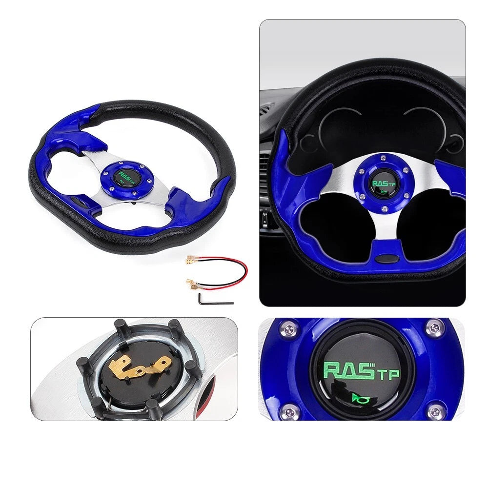 13" Steering Wheel with Hub Adapter for Ford Mustang (1984–2004)