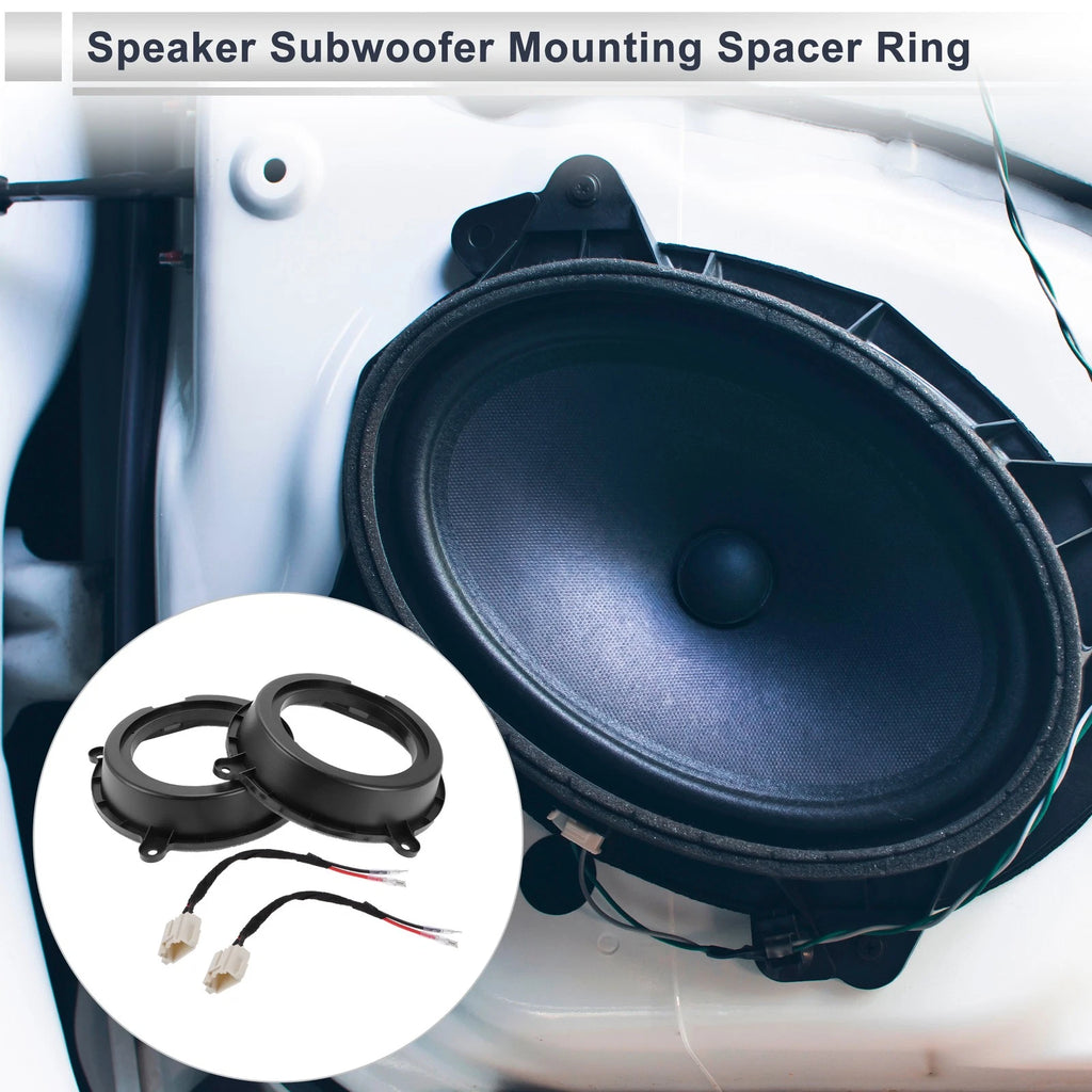 Set of 2 Speaker Spacer Rings for Mazda 8" to 6.5"