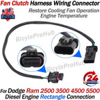 Fan Clutch Wire Harness Connector for Ram 2500 3500 4500 5500 (2003–2009)