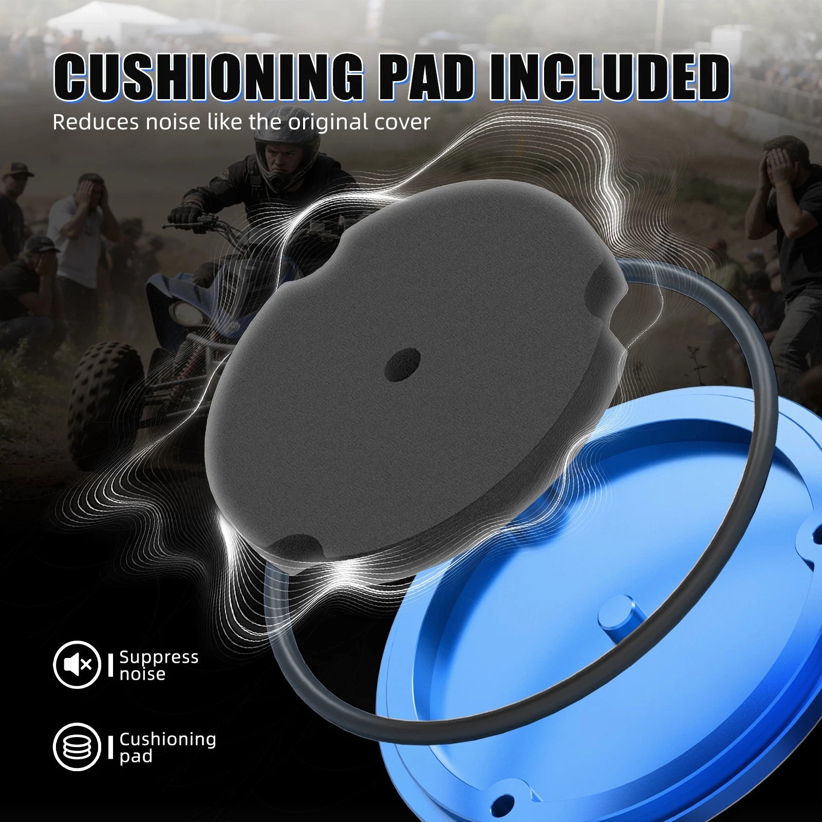 Clutch Cover Round Insert for Yamaha Banshee 350 (1987–2006) 4L0-15431-01-00