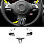 Car Steering Wheel Sticker Cover for Golf 6 MK6 MK5