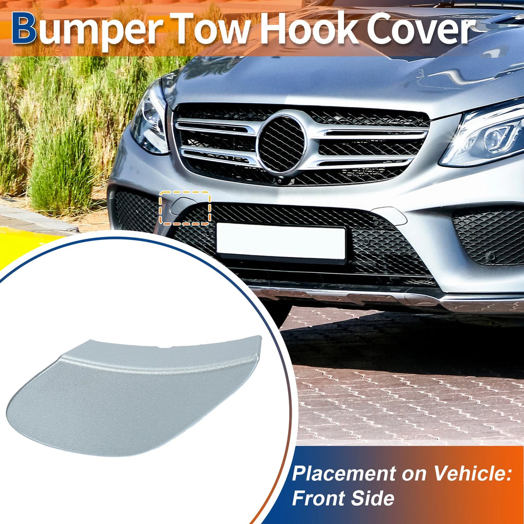 Tow Hook Cover for Mercedes-Benz GLE (No.A2928854922) (2016–2023) Silver