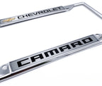 License Plate Frame Gold Bowtie Emblem Replacement for Chevy Camaro (2010–2024)