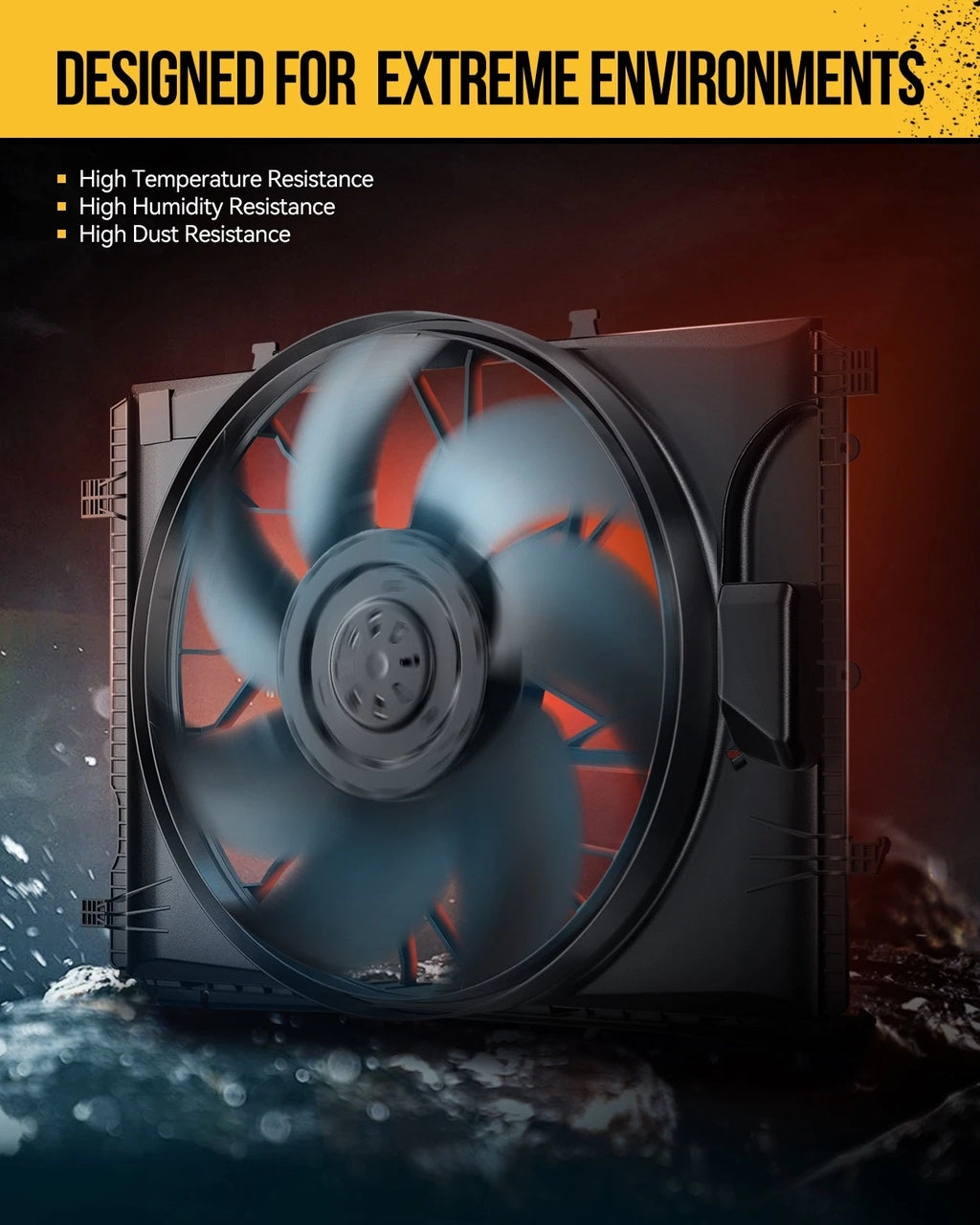 Radiator Cooling Fan Assembly for Toyota RAV4 2.5L L4 (2009–2012)
