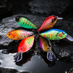 Hard Body Crank Bait Fishing Lure 8.3cm 14.9g with 6# Treble Hooks