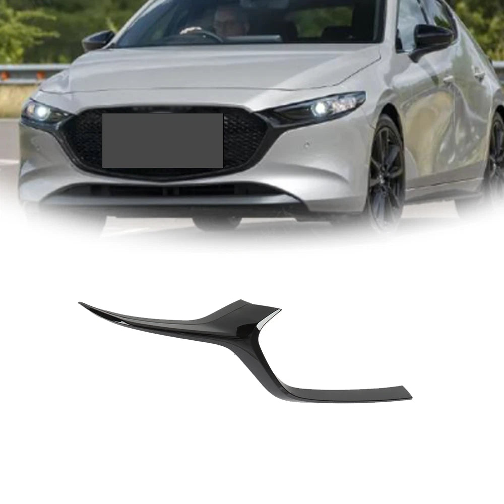 Upper Grille Trim Molding for Mazda 3 (2019–2023) Black