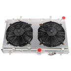 2Row Aluminum Racing Radiator with Fan Shroud for Subaru Impreza WRX STI (2002–2007)