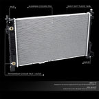 Cooling Radiator for Mercedes-Benz SLK280 SLK350 (2005–2007) DPI 13173