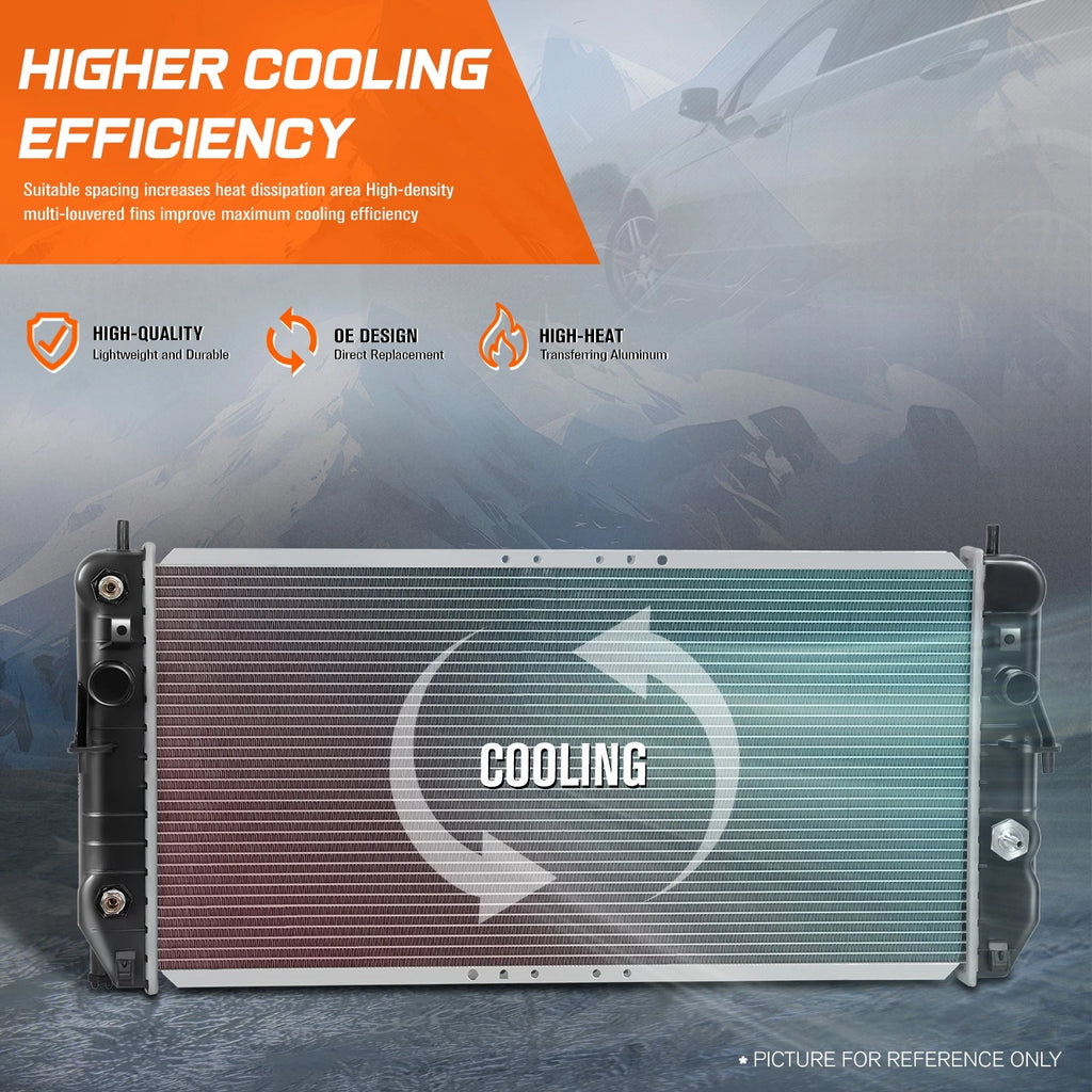 Aluminum Core Cooling Radiator for Cadillac Deville (2000) DPI-2352