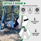 Aerial Yoga Stand Frame for Indoor Outdoor Fitness (10FT)
