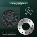 4X 2" Wheel Adapters 5x135 to 6x139.7/6x5.5 12x1.5 for Ford F-150 (1997–2003)
