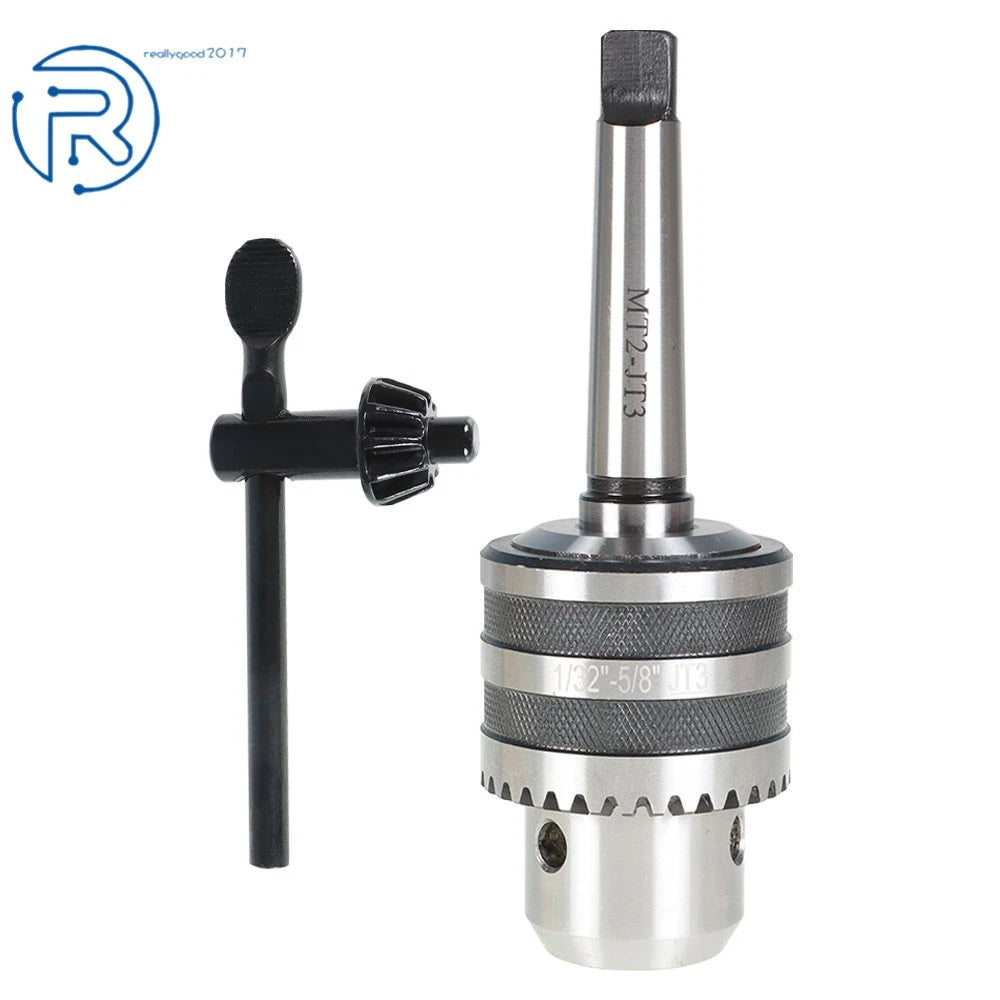 Drill Chuck for Heavy Duty 2MT JT3 Shank (1/32" - 5/8")