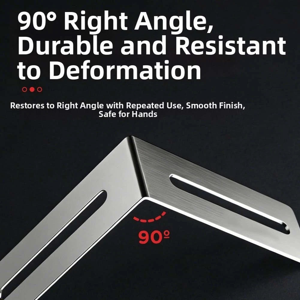 Tile Leveling Corner Stainless Steel 78mm x 23mm for Professional Use